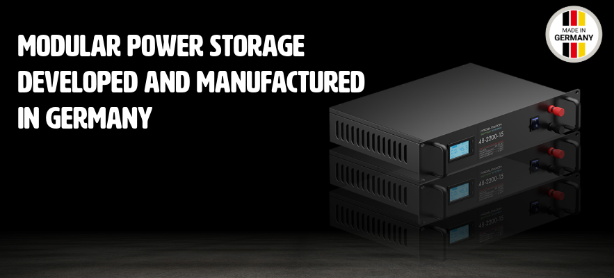  illustration of modular power storage
